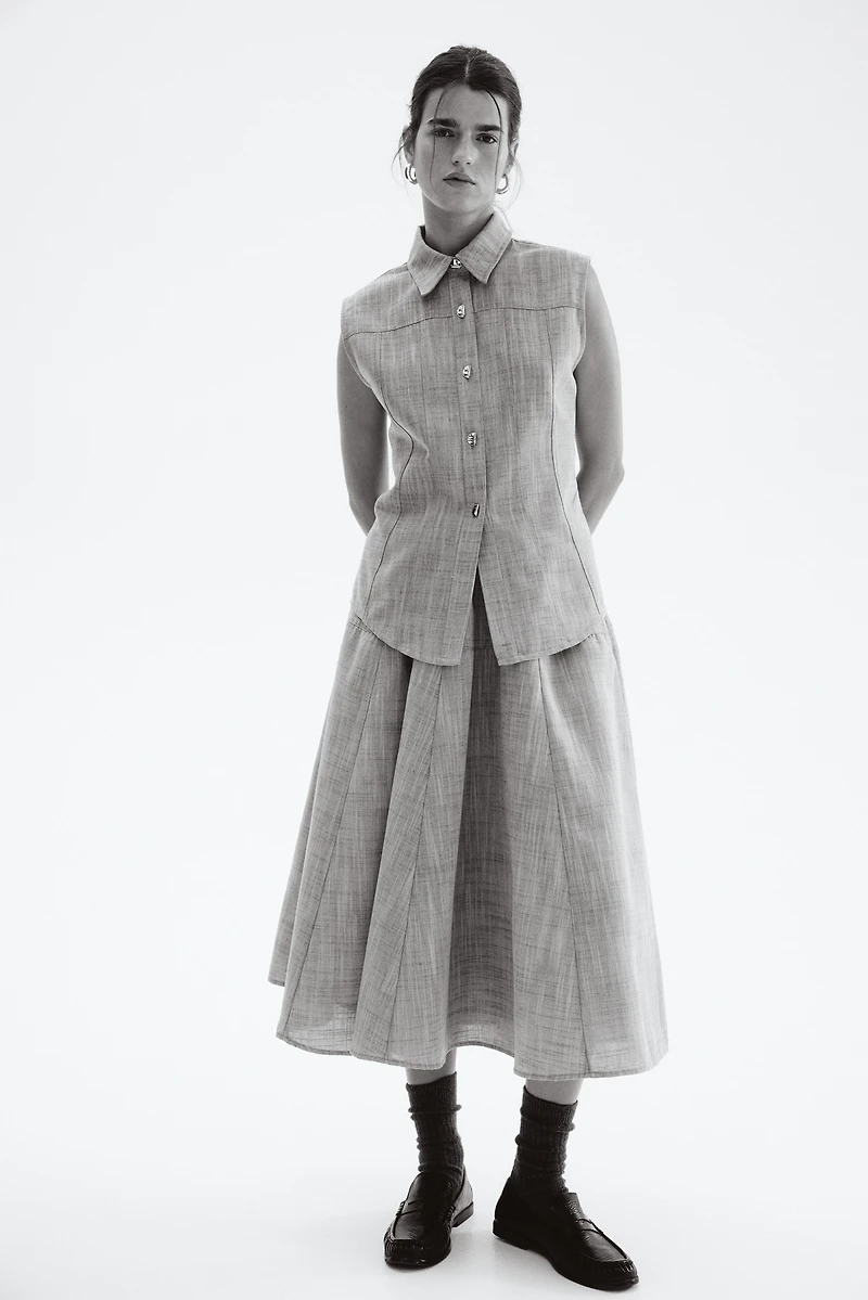 Chemise sans manches