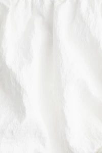 Bubble-Hem Mini Skirt