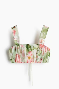 Pleated Crop Top