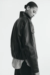Oversized Coated Jacket