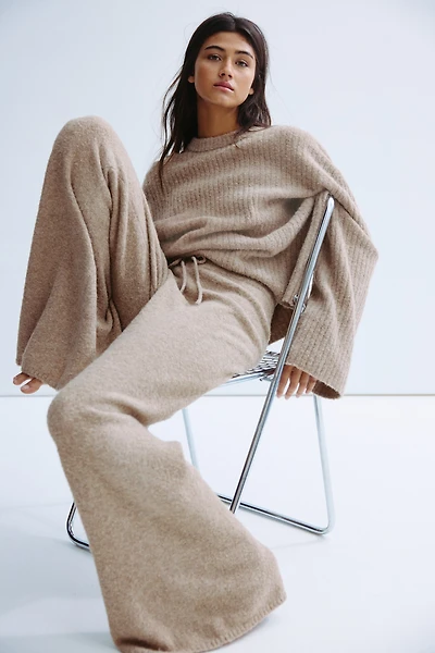 Pantalon en laine mélangée