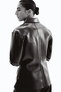 Chemise en tissu enduit