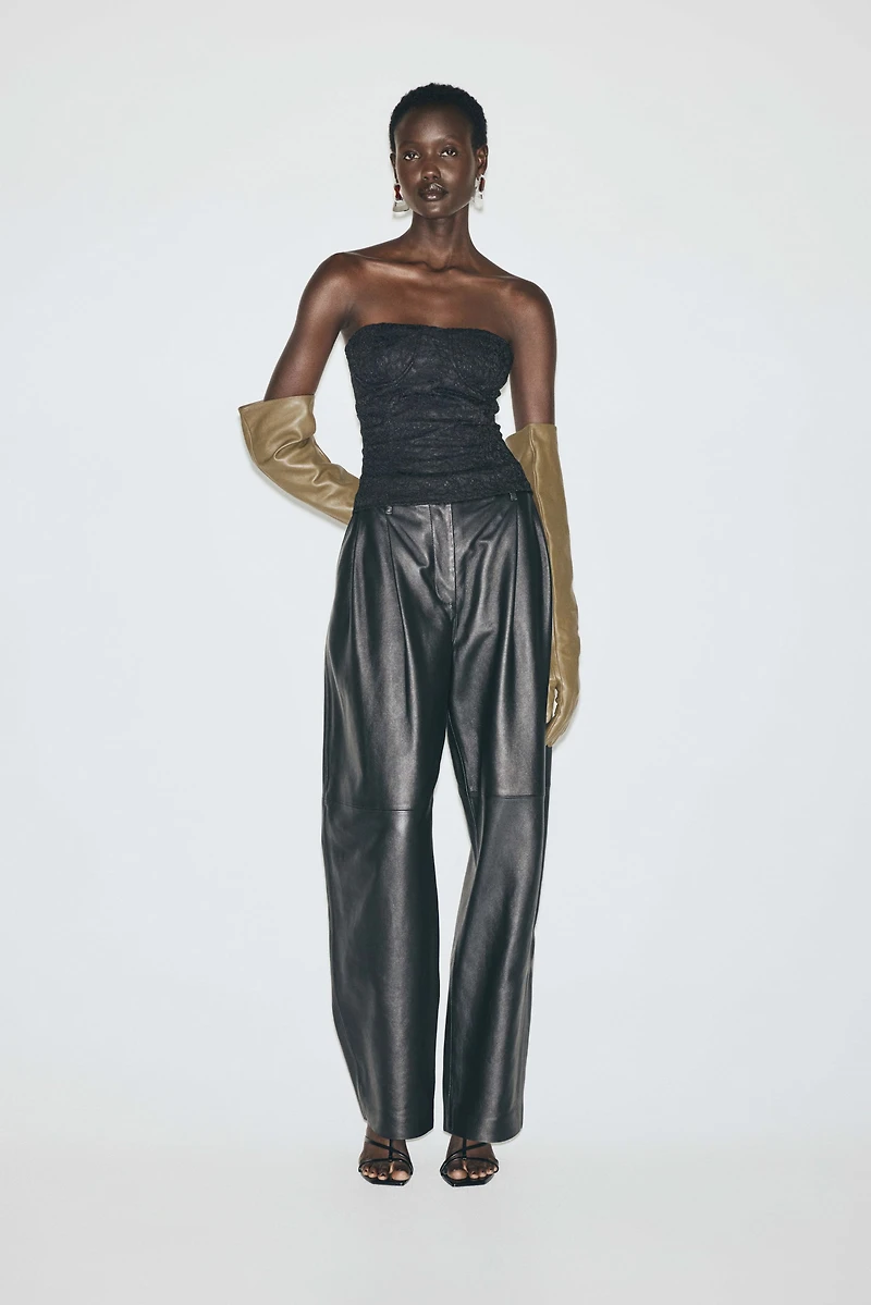 Haut bustier en dentelle