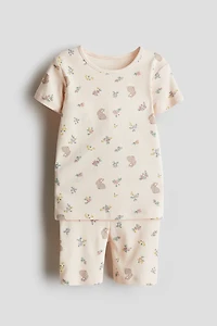 Snug Fit Printed Cotton Pajamas