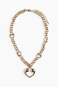 Collier avec pendentif cœur