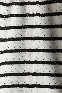 Pointelle Jersey Cardigan