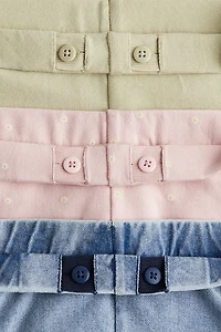 Lot de 3 leggings en coton