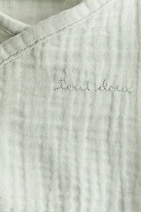 Cotton Muslin Bodysuit