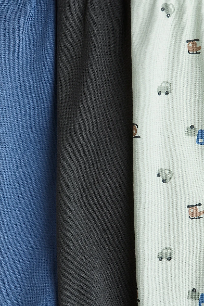 3-pack Cotton Jersey Joggers