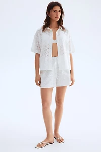Eyelet Embroidered Shirt