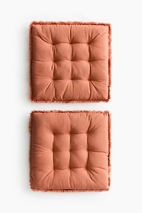 2-Pack Linen-Blend Seat Cushions