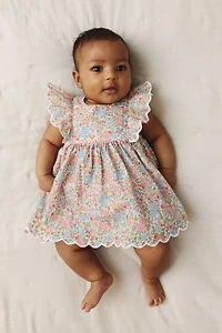 Ruffle-trimmed Bodysuit Dress