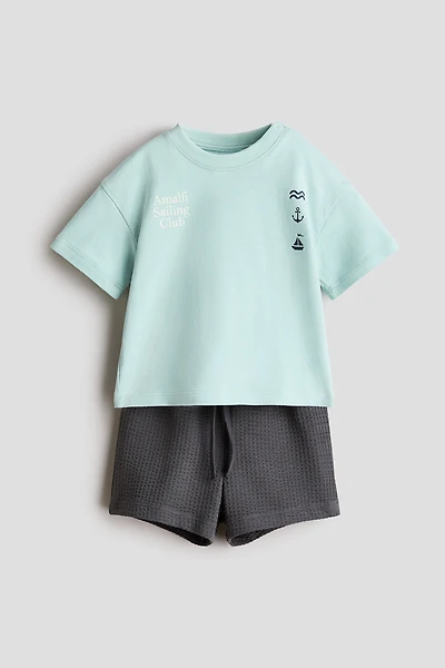 2-Piece Cotton Jersey Set