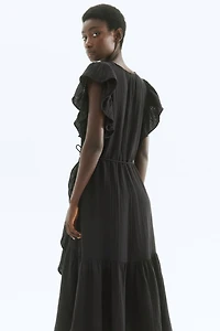 Muslin Wrap Dress