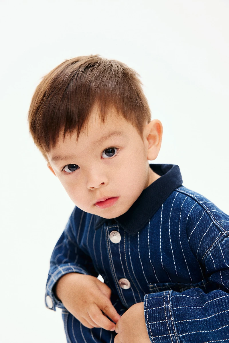 Striped Cotton Overshirt