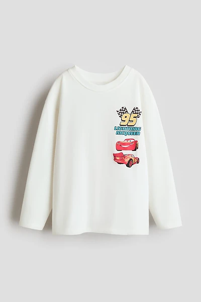 Printed Long-Sleeved T-Shirt