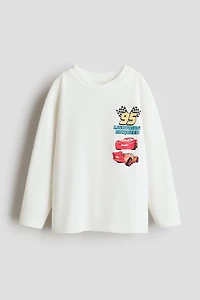 Printed Long-Sleeved T-Shirt