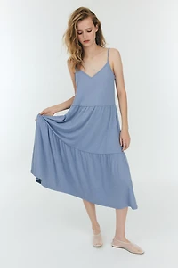 Tiered Strappy Dress