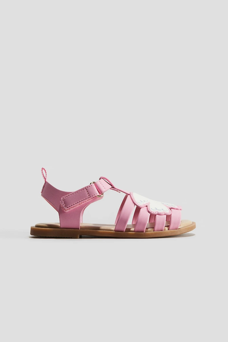 Appliquéd Sandals