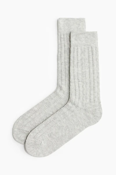 Chaussettes en tricot mélangé