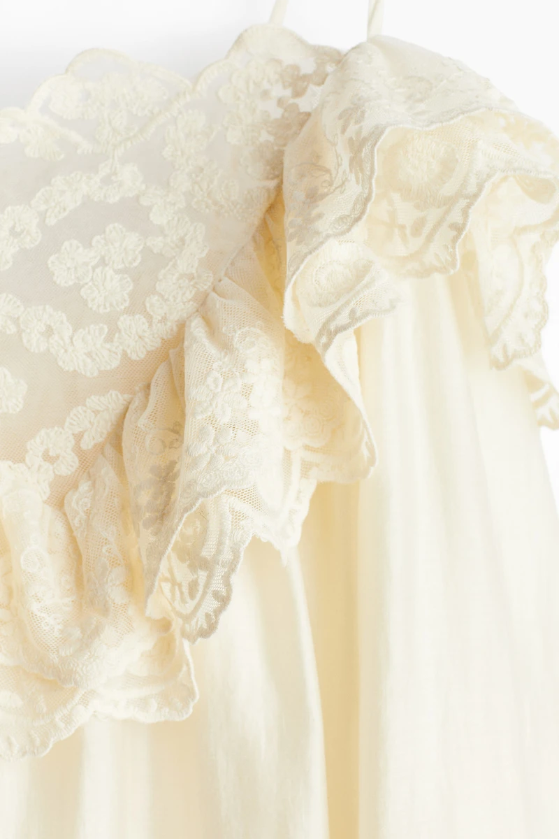 Robe combinaison avec dentelle