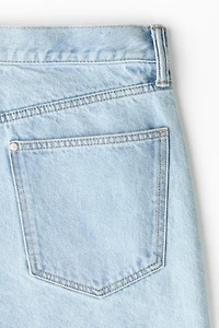 Baggy denim shorts