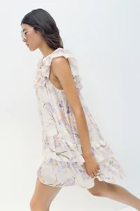 Ruffle-Trimmed Dress