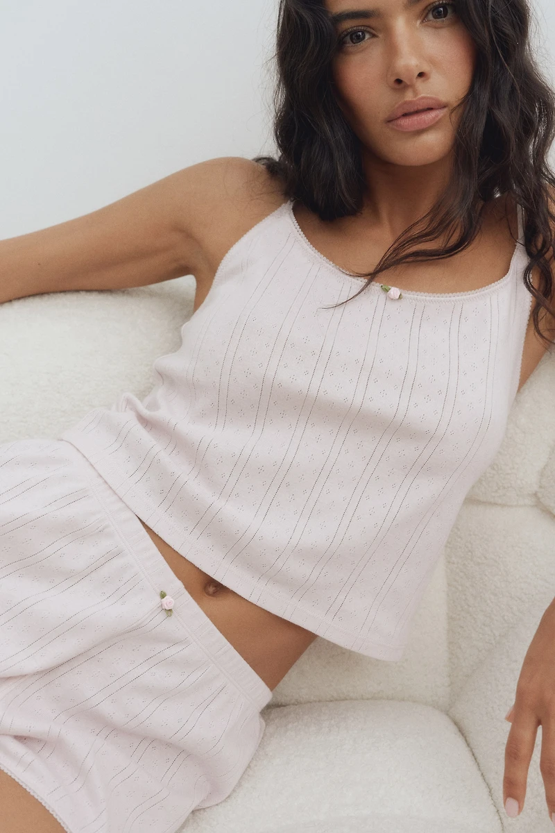 Cotton Pointelle Pajamas