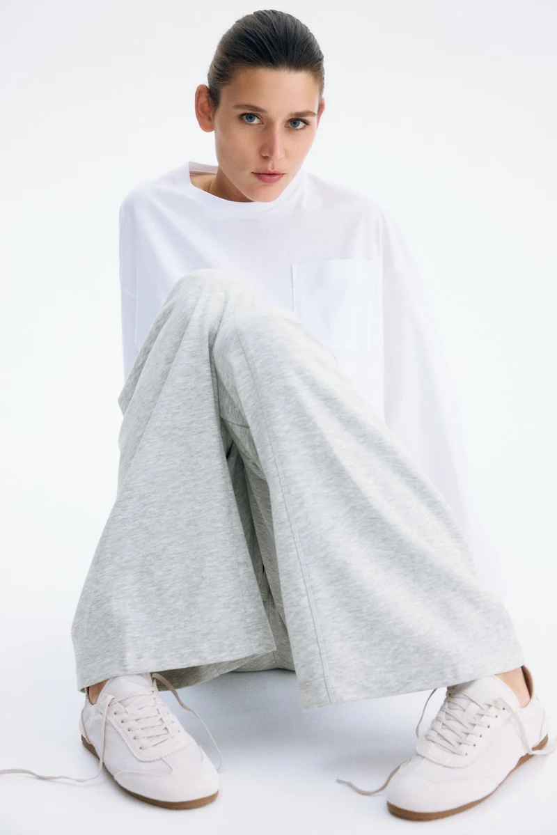 Pantalon de jogging à jambes larges