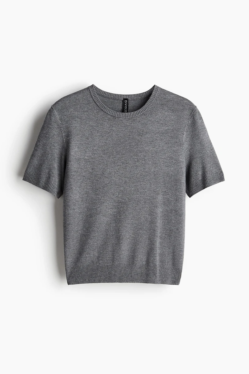 T-shirt en maille fine