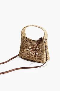 Straw Crossbody Bag