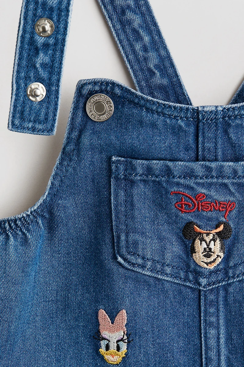 Robe salopette imprimée