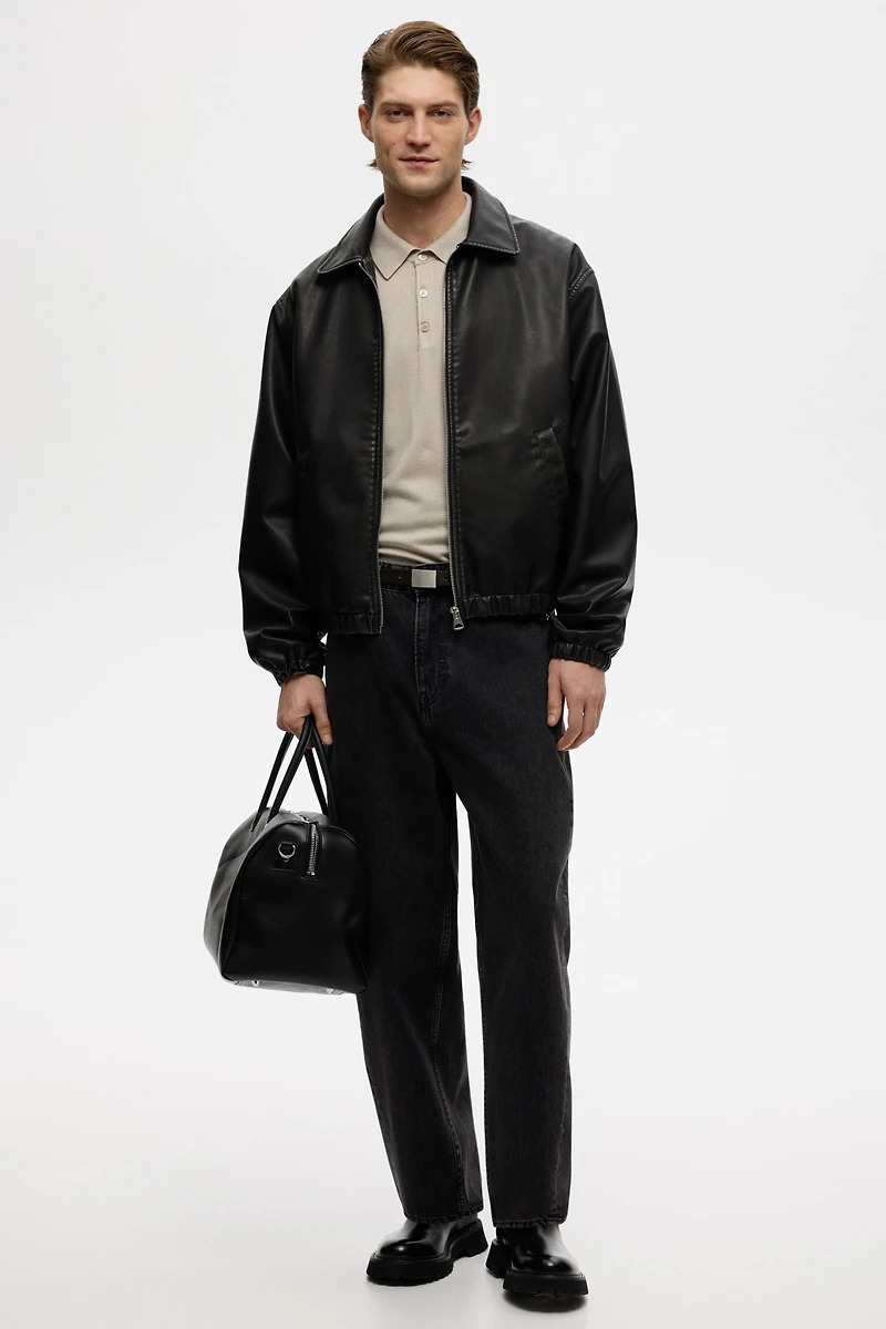 Polo classique en tricot fin