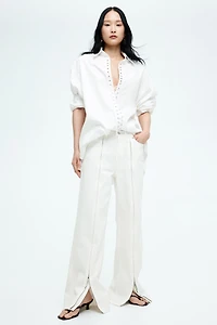 Zip-Front Jeans