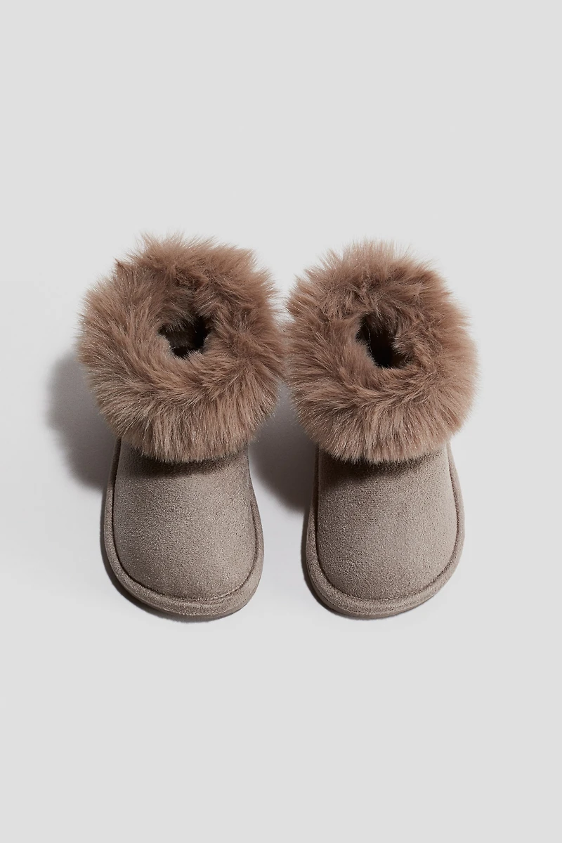 Fluffy-Lined Boots