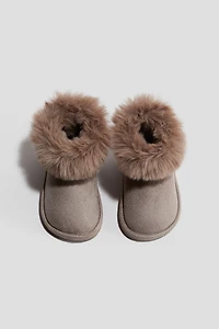 Fluffy-Lined Boots