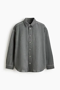 Oversized-Fit Denim Shirt