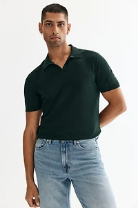 Regular-Fit V-Neck Polo Shirt