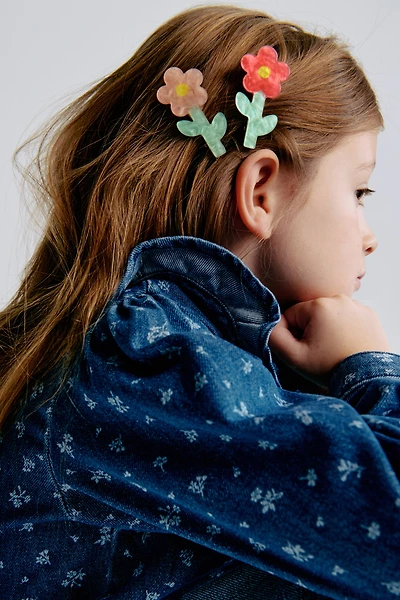 2-Pack Appliquéd Hair Clips