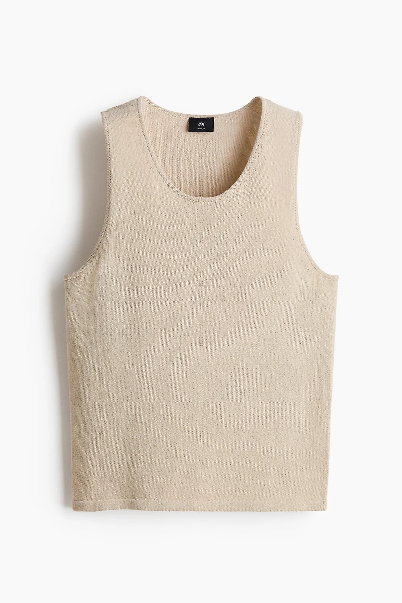 Débardeur classique en tricot