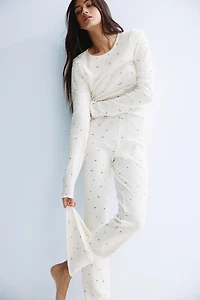 Pyjama en jersey pointelle