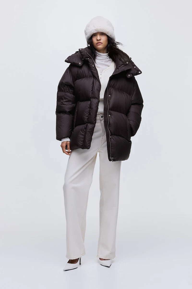 Hooded Down Puffer Jacket