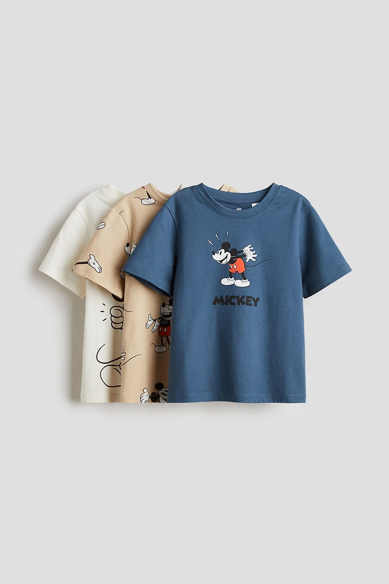 3-pack Printed T-shirts