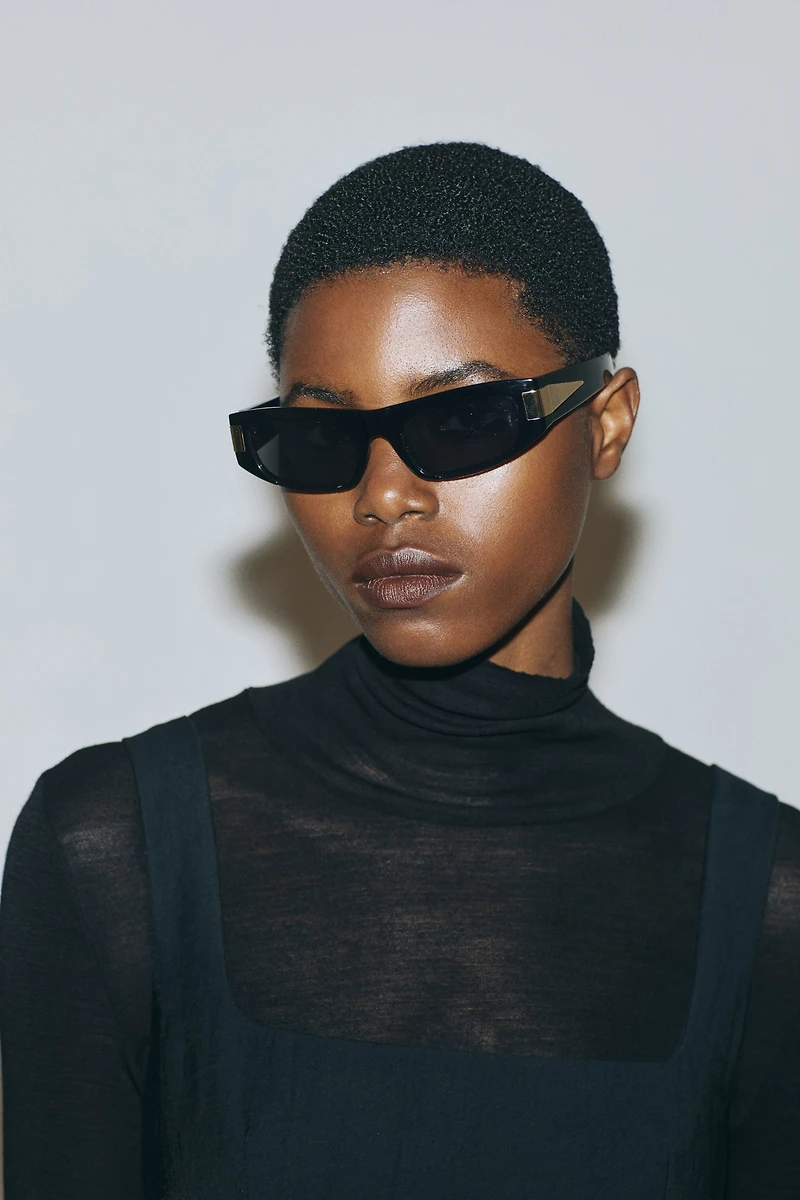 Gathered Square-Neck Dress