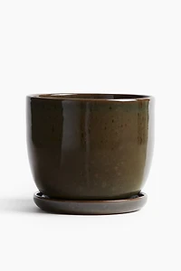Terracotta Plant Pot ad Saucer