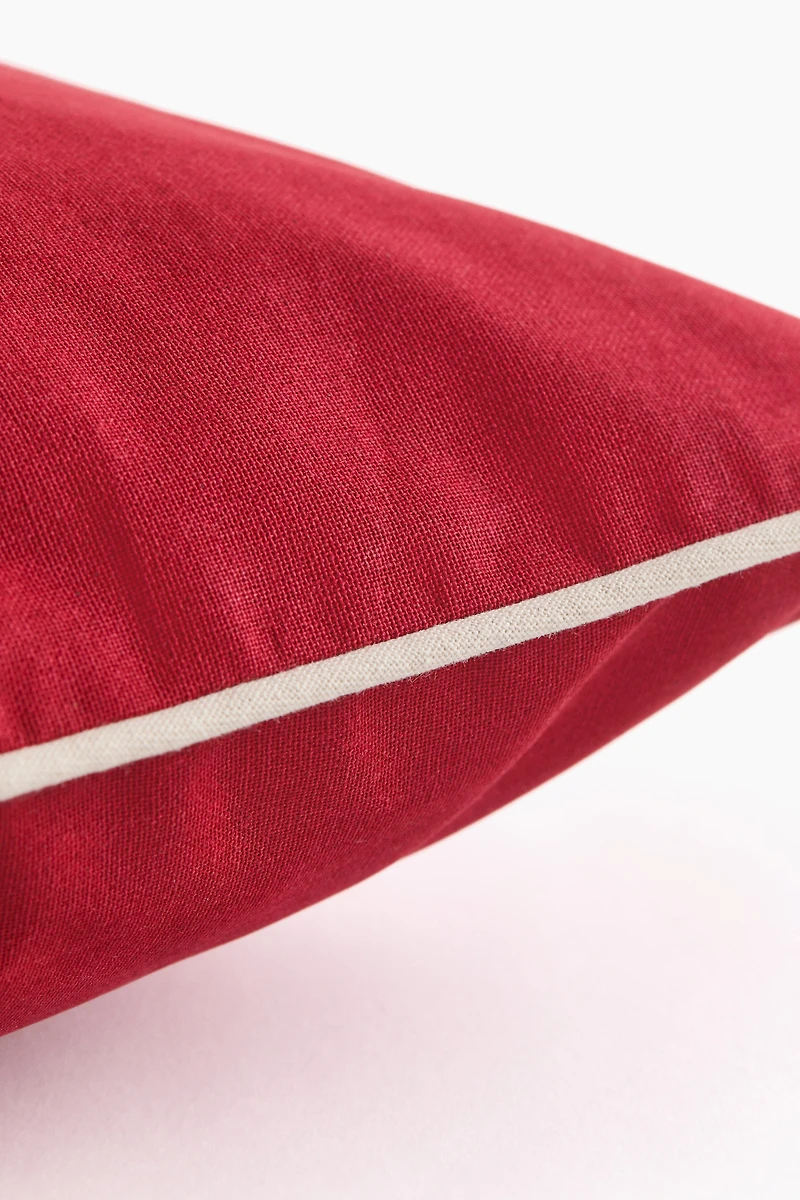 Printed Canvas Cushion Cover