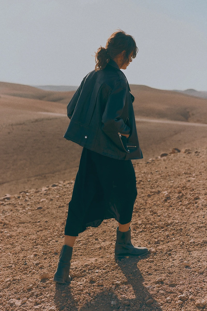 Tie-belt Shirt Dress