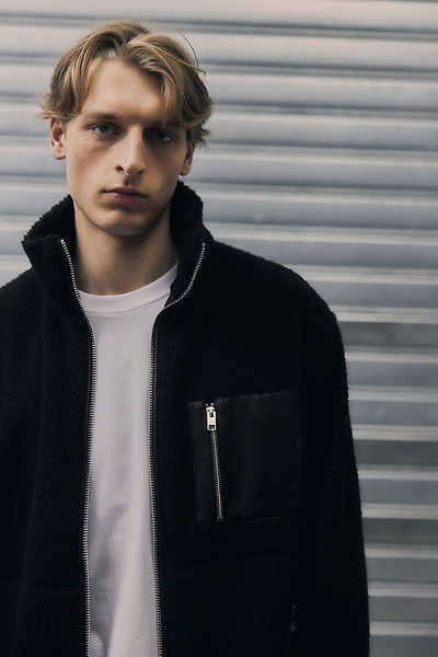 Veste ample en polar