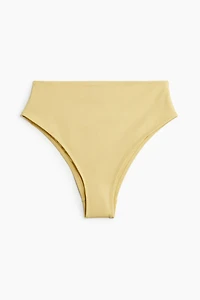 High Waist Cheeky Bikini Bottoms