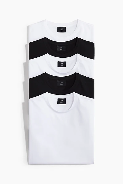 5-pack Slim Fit T-shirts